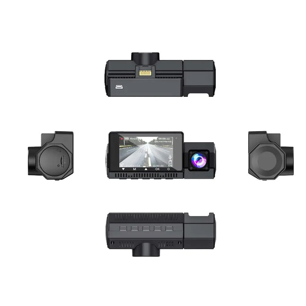 JumpAir 4K Triple Lens Dash Cam